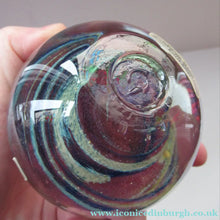 Load image into Gallery viewer, 1970s Isle of Wight Paperweight. Michael Harris with Flame Pontil
