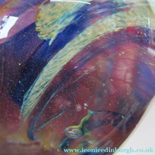 Load image into Gallery viewer, 1970s Isle of Wight Paperweight. Michael Harris with Flame Pontil

