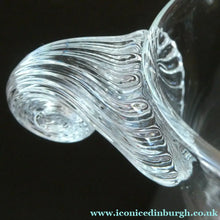 Load image into Gallery viewer, British ART Glass. Pretty Clear Glass NAUTILUS Water Jug by Bob Crooks and Phil Attrill FIRST GLASS
