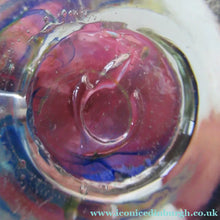 Load image into Gallery viewer, 1970s Isle of Wight Paperweight. Michael Harris with Flame Pontil
