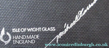 Load image into Gallery viewer, 1970s Isle of Wight Paperweight. Michael Harris with Flame Pontil
