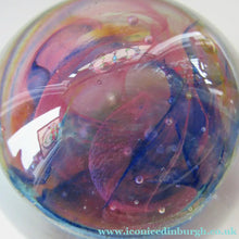 Load image into Gallery viewer, 1970s Isle of Wight Paperweight. Michael Harris with Flame Pontil

