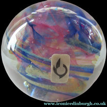 Load image into Gallery viewer, 1970s Isle of Wight Paperweight. Michael Harris with Flame Pontil
