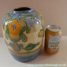 Load image into Gallery viewer, ANTIQUE 1920s Stoneware Vase. Designed by Frank Brangwyn for Royal Doulton
