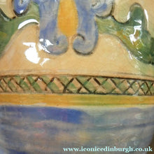 Load image into Gallery viewer, ANTIQUE 1920s Stoneware Vase. Designed by Frank Brangwyn for Royal Doulton
