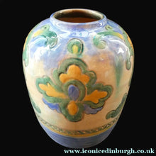Load image into Gallery viewer, ANTIQUE 1920s Stoneware Vase. Designed by Frank Brangwyn for Royal Doulton
