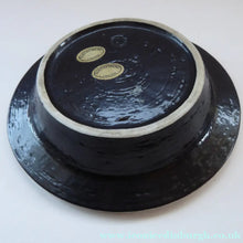 Load image into Gallery viewer, Britt-Louise Sundell Shallow SWEDISH Bowl with Abstract Circular Patterns, for GUSTAVSBERG: Impressed Signature and Labels

