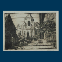 Load image into Gallery viewer, SCOTTISH ART. James McIntosh Patrick (1907 - 1998)  Notre Dames, Bruges. Very Rare Early 1920s Etching
