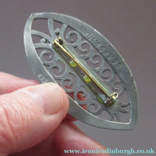 Load image into Gallery viewer, Vintage 1970s Scottish CEARD Pewter Brooch. Entitled MOOR FERN
