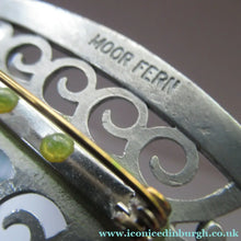 Load image into Gallery viewer, Vintage 1970s Scottish CEARD Pewter Brooch. Entitled MOOR FERN
