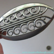 Load image into Gallery viewer, Vintage 1970s Scottish CEARD Pewter Brooch. Entitled MOOR FERN
