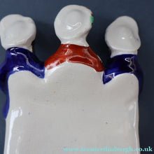 Load image into Gallery viewer, BURNS INTEREST: Antique Staffordshire Flatback Figurine. "Auld Lang Syne"


