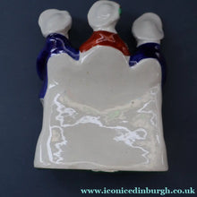 Load image into Gallery viewer, BURNS INTEREST: Antique Staffordshire Flatback Figurine. "Auld Lang Syne"

