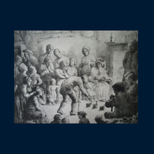 Load image into Gallery viewer, SCOTTISH ART. Rare FRAMED Etching by Robert Bryden (1865 - 1939). Illustration to Burns "Halloween" (1895)
