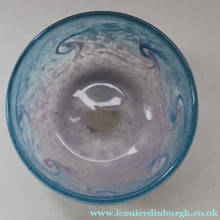 Load image into Gallery viewer, C/ Fabulous Little X ZA Shape Antique Scottish Monart Glass Bowl. With Original Paper Label on the Base 
