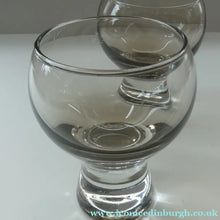 Load image into Gallery viewer, Large Red Wine Goblet Caithness Canisbay Glass 1970s Colin Terris
