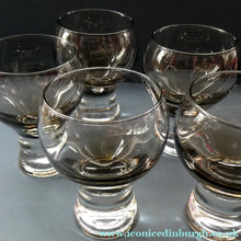Load image into Gallery viewer, Large Red Wine Goblet Caithness Canisbay Glass 1970s Colin Terris
