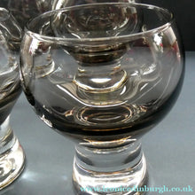 Load image into Gallery viewer, Large Red Wine Goblet Caithness Canisbay Glass 1970s Colin Terris
