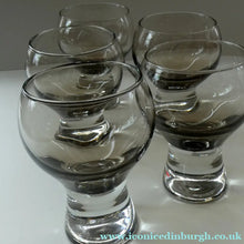 Load image into Gallery viewer, Large Red Wine Goblet Caithness Canisbay Glass 1970s Colin Terris
