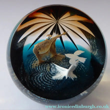 Load image into Gallery viewer, CAITHNESS GLASS. Limited Edition Vintage Paperweight. Baptism by Helen MacDonald. Limited Edition of 75

