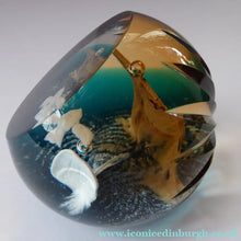 Load image into Gallery viewer, CAITHNESS GLASS. Limited Edition Vintage Paperweight. Baptism by Helen MacDonald. Limited Edition of 75
