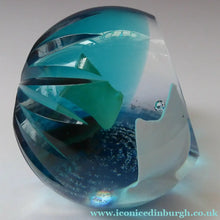 Load image into Gallery viewer, CAITHNESS GLASS. Limited Edition Vintage Paperweight. Walking on Water by Helen MacDonald. Limited Edition of 200
