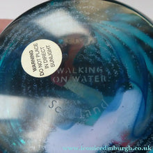 Load image into Gallery viewer, CAITHNESS GLASS. Limited Edition Vintage Paperweight. Walking on Water by Helen MacDonald. Limited Edition of 200
