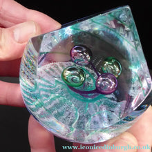Load image into Gallery viewer,  Limited Edition Vintage Paperweight. Lilac Wonder by Helen MacDonald.
