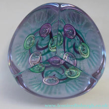 Load image into Gallery viewer,  Limited Edition Vintage Paperweight. Lilac Wonder by Helen MacDonald.
