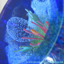 Load image into Gallery viewer, Scottish Glass. Caithness Glass Paperweight. Sapphire Chasm by Helen MacDonald
