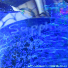 Load image into Gallery viewer, Scottish Glass. Caithness Glass Paperweight. Sapphire Chasm by Helen MacDonald
