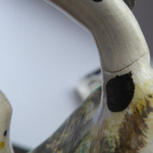 Load image into Gallery viewer, Rare Pair of STAFFORDSHIRE FIGURES. The Duke and Duchess of Cambridge on Horseback
