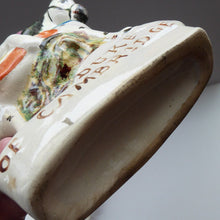 Load image into Gallery viewer, Rare Pair of STAFFORDSHIRE FIGURES. The Duke and Duchess of Cambridge on Horseback
