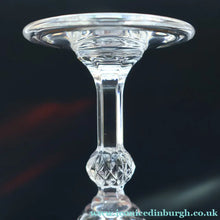 Load image into Gallery viewer, TOTAL OF EIGHT: Lead Crystal Small White Wine Glasses by Cathedral Crystal "Salisbury" Pattern.  5 1/2 inches

