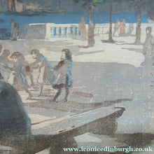 Load image into Gallery viewer, Charles Hodge Mackie Colour Woodcut The Royal or Palace Gardens Venice 1911
