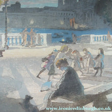 Load image into Gallery viewer, Charles Hodge Mackie Colour Woodcut The Royal or Palace Gardens Venice 1911
