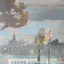 Load image into Gallery viewer, Charles Hodge Mackie Colour Woodcut The Royal or Palace Gardens Venice 1911
