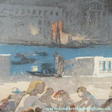 Load image into Gallery viewer, Charles Hodge Mackie Colour Woodcut The Royal or Palace Gardens Venice 1911
