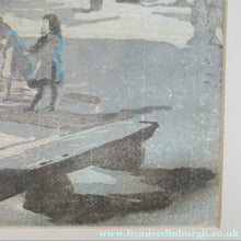 Load image into Gallery viewer, Charles Hodge Mackie Colour Woodcut The Royal or Palace Gardens Venice 1911
