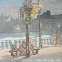 Load image into Gallery viewer, Charles Hodge Mackie Colour Woodcut The Royal or Palace Gardens Venice 1911
