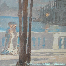Load image into Gallery viewer, Charles Hodge Mackie Colour Woodcut The Royal or Palace Gardens Venice 1911
