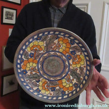 Load image into Gallery viewer, Charlotte Rhead Crown Ducal Byzantine Platter 1930s
