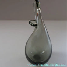Load image into Gallery viewer, Classic Vintage 1950s DANISH Holmegaard Art Glass BEAK VASE by Per Lutken. 10 inches
