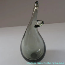 Load image into Gallery viewer, Classic Vintage 1950s DANISH Holmegaard Art Glass BEAK VASE by Per Lutken. 10 inches

