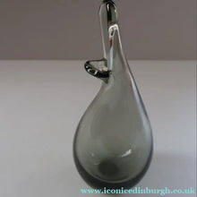 Load image into Gallery viewer, Classic Vintage 1950s DANISH Holmegaard Art Glass BEAK VASE by Per Lutken. 10 inches
