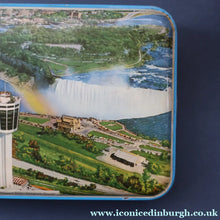 Load image into Gallery viewer, Collectable 1960s NIAGARA FALLS Toffee Tin by Riley's of Halifax
