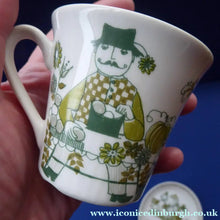 Load image into Gallery viewer, Collectable 1960s Norwegian FIGGJO FLINT Market Trio: Cup, Saucer and Side Plate
