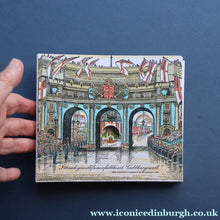 Load image into Gallery viewer, Collectable 1970s TELESCOPIC VIEW of "Her Majesty's Coronation Procession". Silver Jubilee Souvenir
