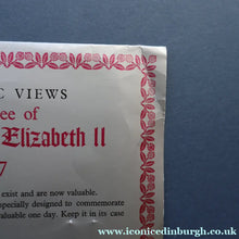 Load image into Gallery viewer, Collectable 1970s TELESCOPIC VIEW of "Her Majesty's Coronation Procession". Silver Jubilee Souvenir
