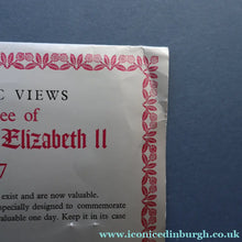 Load image into Gallery viewer, Collectable 1970s TELESCOPIC VIEW of "Her Majesty's Coronation Procession". Silver Jubilee Souvenir
